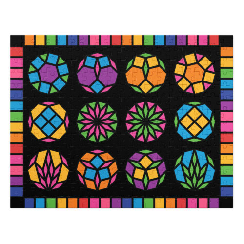 jigsaw-puzzle-with-tin-white-glossy-14x11-252-pcs-front-697b80a311c05.jpg Dodecagon Dozen Jigsaw Puzzle